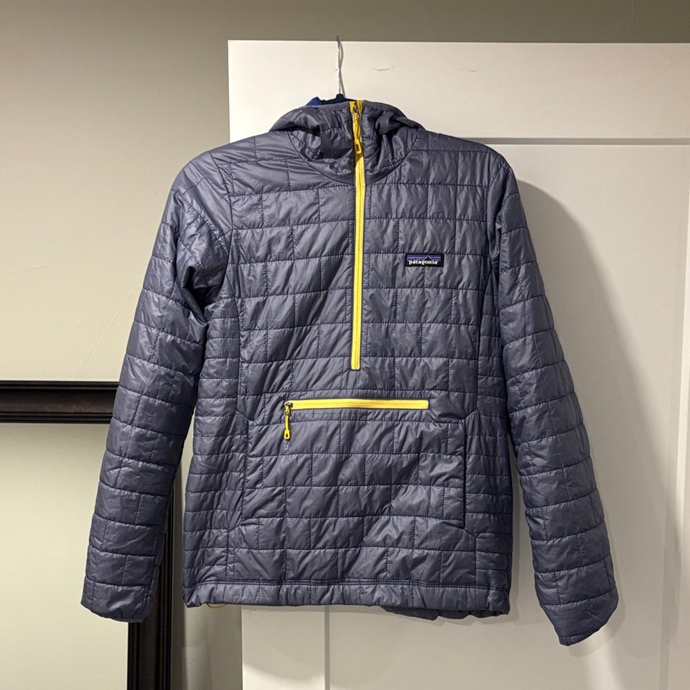 Patagonia Jacket with Yellow Zippers